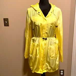 Yellow Hooded Women's Jacket